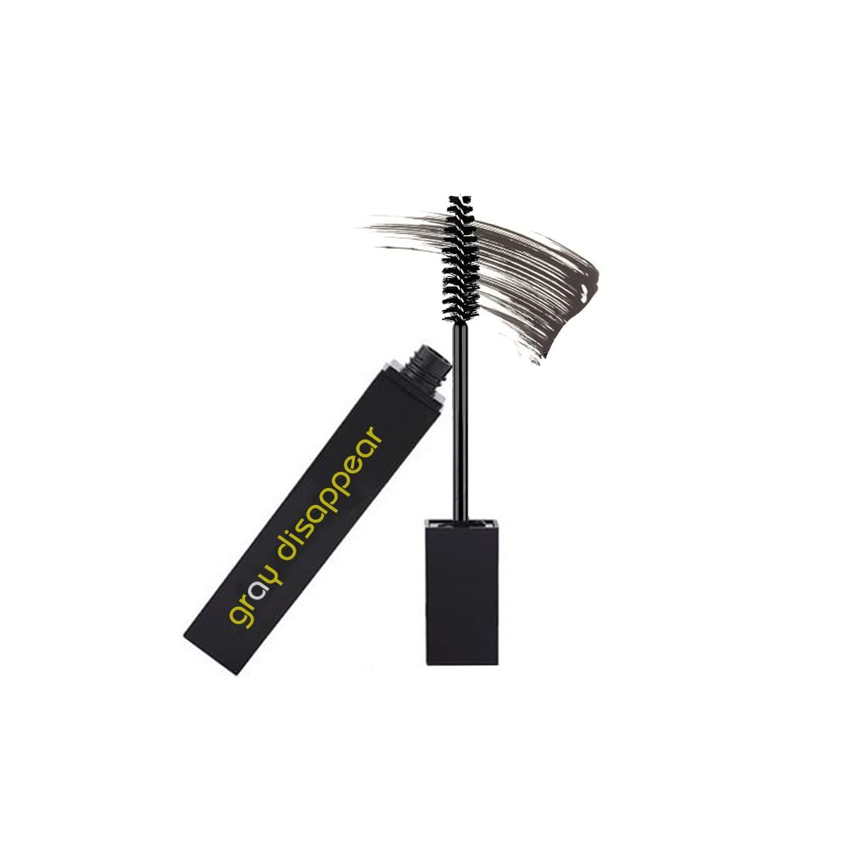 Generation Klean - Gray Disappear Hair Mascara Instantly Cover Gray Hair, Root Touch-Up, Paraben, Sulfate and Glycol Free, Extra Thick Brush for Maximum Coverage (Dark BrownFudge)