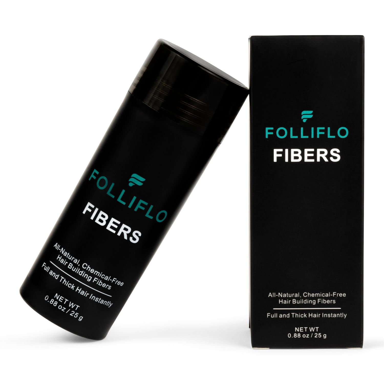 Folliflo Hair Fibers - Thinning Hair Solution - Fiber Spray Filler Powder (Medium Brown)