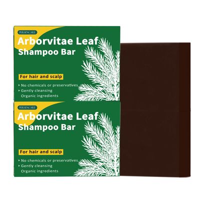 VAEYAE Arborvitae Leaves Shampoo and Conditioner Bar For Hair Growth Thickening, Men Women Hair Regrowth Product, Strengthen Hair Root, Eliminate Oiliness, All Natural Scalp Care Solid Soap 2 Pcs