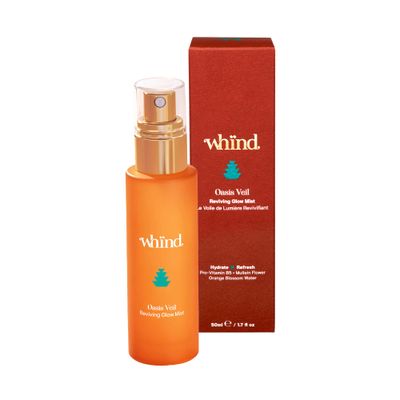 whind Oasis Veil Reviving Glow Facial Mist with Hyaluronic Acid Vitamin C - Moisturizing Face Mist Setting Spray for Hydration and Glow - 50ml