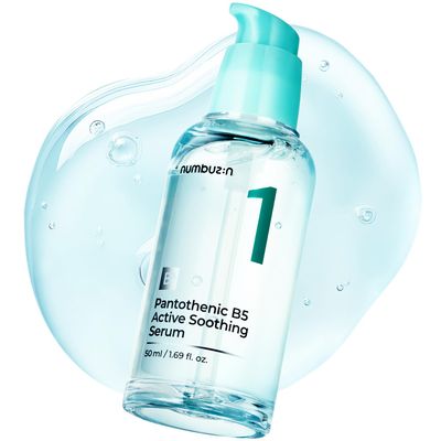 numbuzin No.1 Serum Pantothenic B5 Active Soothing Serum Soothing, Hydrating Pantothenic Acid, Niacinamide Excess Oil Control, Reduces Breakouts, Acne Oily, Acne-Prone Skin 1.69 fl. oz.