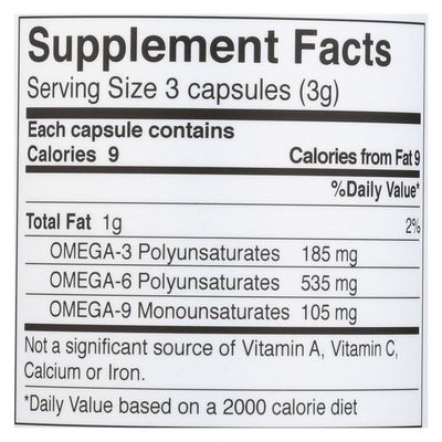 Manitoba Harvest Hemp Seed Oil Softgels, 780 Mg of Plant Based Omegas 3 6 per Serving, 120 Ct