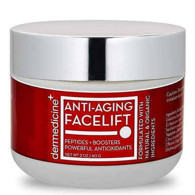 Natural Anti-Aging Facelift Cream for Face Ultimate Moisturizer wRetinol, Peptides, Stem Cells, Hyaluronic Acid, Vitamin E, Grape Seed Helps Smooth Fine Lines, Wrinkles Brightens 2 OZ 60 G