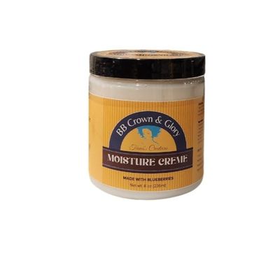 TIANA&#39;S CREATIONS BB Crown and Glory Moisture Creme, Reduce Breakage, Leave In Conditioner, Braids Twists, Curl Definer for Dry Curly Hair or 4C Hair Types 8 OZ