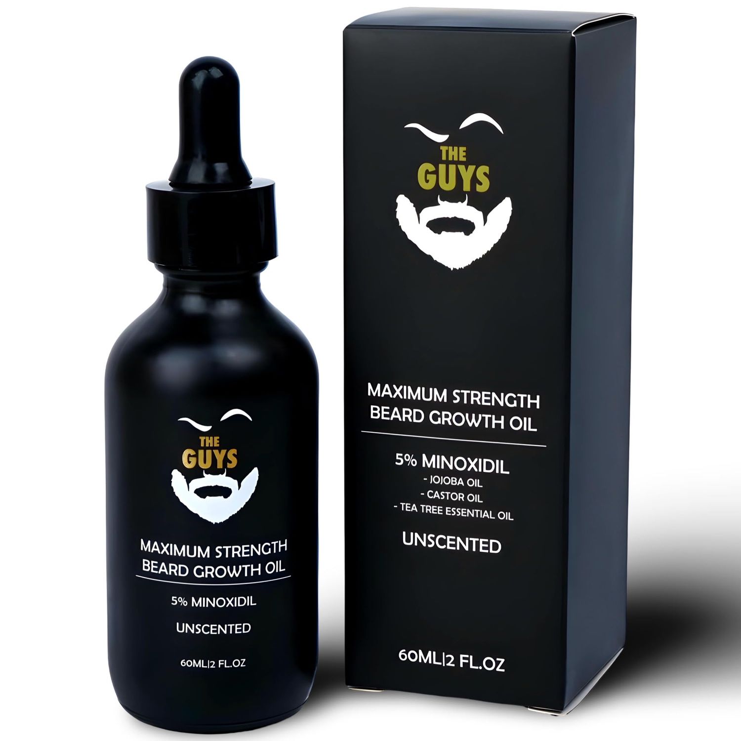 The Beard Guys 5 Minoxidil Beard Growth Oil, 2 Ounce