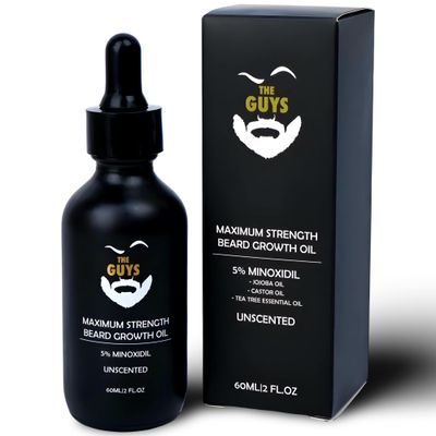 The Beard Guys 5 Minoxidil Beard Growth Oil, 2 Ounce