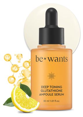 Bewants Skin Brightening Glutathione Serum, Deep Toning Complex for Even Skin Tone, with Vitamin C, Niacinamide 50,000ppm, and Dark Spot care, 1.01 fl oz
