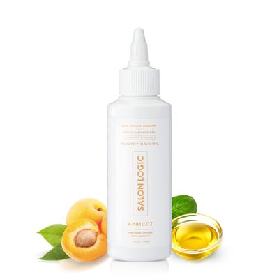 SalonLogic Balance Hydrate Healthy Hair Oil, Apricot - Salon Quality Products, Naturally Scented, Repairs Damaged Hair, Moisturizing Treatment, Hydrating, Sulfate Free, Safe for Color Treated Hair