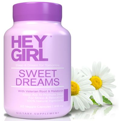 Sweet Dreams Capsules - Natural Sleep Support with Melatonin, L-Theanine, Valerian Root, Chamomile, Lemon Balm - 60 Capsules