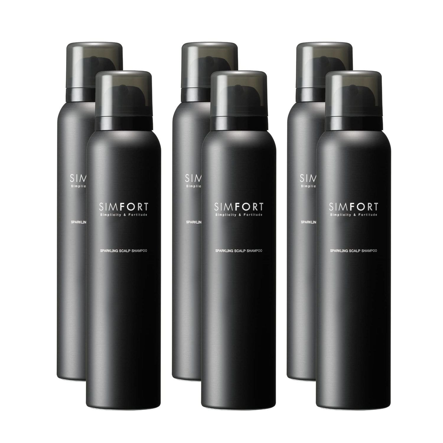 SIMFORT SPARKLING SCALP SHAMPOO for Thinning Hair and Hair Loss - Hair Growth Treatment (6 Pack)