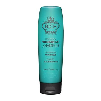 RICH Pure Luxury Volumizing Shampoo with Coconut Oil for All Hair Types - Volume for Fine, Thin Hair - Improves Texture Shine - Enriched with coconut Oil - 8.45 Oz