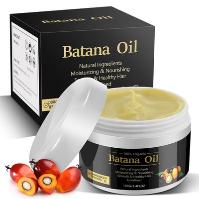 Generic 100 Natural Raw Batana Oil for Hair Growth, Dr. Sebi Hair Oil from Honduras, Prevent Hair Loss, Eliminates Split Ends for Men Women
