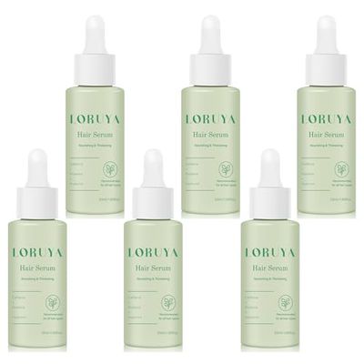 Hair Growth Serum Women, Hair Scalp Serum Infused with Rosemary Oil for Thinning Hair, Hair Loss Treatments for Women to Promote Thicker Fuller Hair (1.69 Fl Oz (Pack of 6))