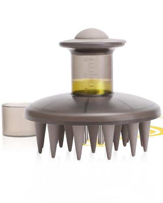 BEAUTLOHAS. Hair Oil Applicator Brush, Scalp Oil Applicator Hair Oil Dispenser Hair Growth Oil Comb with Silicon Massage TeethScalp Oil Applicator for Scalp Hair Oiling Applicator with Massage Balls