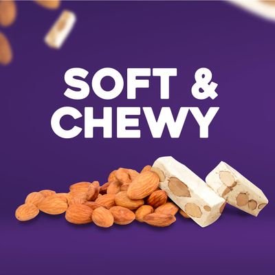 Golden Bonbon Italian Soft Almond Nougat Candy, Individually Packed Chewy, Gluten Free Nougat, Full of Almonds, Halal Candy 3.53 Ounces (Pack of 3) (Assorted Soft)