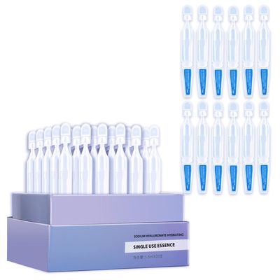 3 Hyaluronic Acid Serum,Smoother Skin, Pre-makeup Skincare,Single-Use Facial Serum, Hyaluronic Acid Tubes for Sensitive Skin, Hyaluronic Acid for Travel (1.5ml) 30