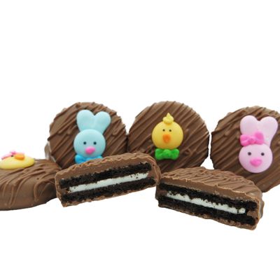 Philadelphia Candies Milk Chocolate Covered OREO Cookies, Easter Faces Assortment Net Wt 8 oz