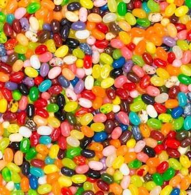 JellyBellyCandy Assorted Flavors Jelly Beans - Bulk 1 lb (16.5 oz) Approx 420 pieces of Assorted Fruity Flavors Colorfull Jelly Beans, Candy Dish Filler