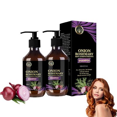 champu de cebolla y romero con biotina, Onion, Biotin and Rosemary Shampoo and Conditioner Set, Onion Shampoo for Hair Growth, Stronger, Thicker and Longer Hair (2 PCS)
