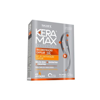 Skafe Keramax Hair and Scalp Care (Brazilian Keratin Reconstruction) - 4 Bottles