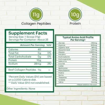 Zaytun Halal Collagen Peptides Powder, Hydrolyzed Type I III Collagen, Supports Joint, Bone, Muscles, Hair, Skin, Nails, Keto Friendly, Grass-Fed, 10 oz, Made in USA, Certified Halal