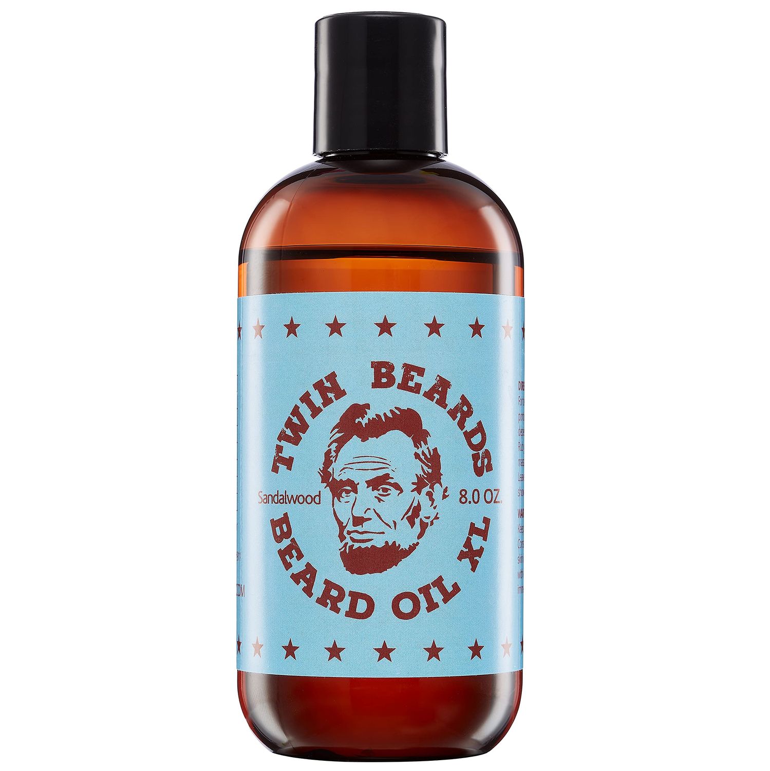 Twin Beards Sandalwood Beard Oil for Men Beard Conditioner for Men Essential Beard Care Beard Softener for Men during Beard Growth Beard Moisturizer Mens Beard Oil Sandalwood 8 oz