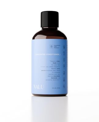 NALU Organic Unscented Conditioner. Infused with Organic Rosemary Lavender Hydrosol. For Sensitive Scalp Rejuvenating, Nourishing and Calming. All Hair Types, 8 Fl Oz.