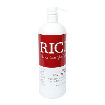 RICI Thirsty Styling Gel for Curly Hair Naturally Formulated to Prevent Frizz for All Types of Curly Hair Patented Formula Made in the USA (32 oz)