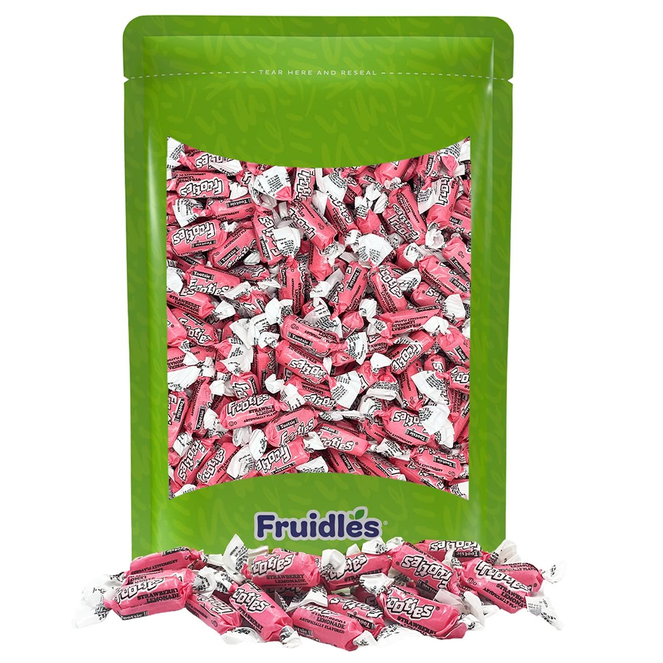 Fruidles Roll Original Strawberry Lemonade Twist Midgees, Peanut-Free, Gluten-Free, Kosher Certified, Individually Wrapped, 70 Count (Half-Pound)