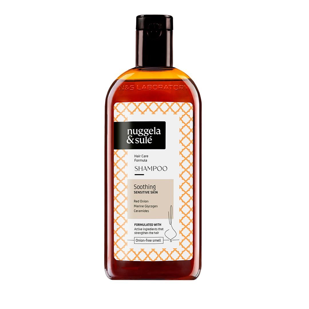 Nuggela Sul Specialist Shampoo for Sensitive Skin With Red Onion Extract and Bio-Ceramidyl. Epigenetic Formula. Soothes, Hydrate, Prevents Scaling, and Strengthens. 1 x 250ml
