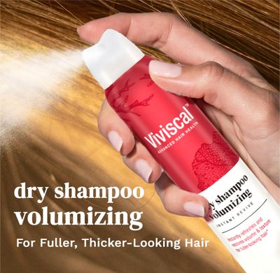 Viviscal Volumizing Dry Shampoo, Refresh Hair and Absorb Oil Between Washes, Waterless Shampoo for Added Hair Texture and Body, 150ml