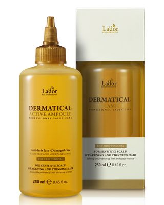 LA&#39;DOR Hair Loss Thickening Regrowth for Thinning Hair Itchy Dandruff Scalp Treatment - Dermatical Acitve Ampoule Hair Serum with Peptides Protein Korean Haircare Damaged Irritated Scalp 8.45 Fl Oz