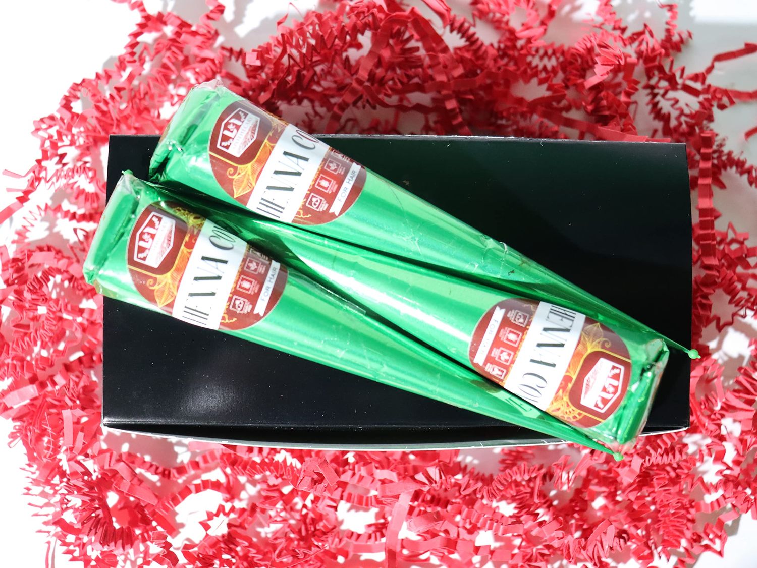LI Apothecary 3 Pack 100 Natural Ready to Use Reddish Brown Henna Hair Color. Hair Color Hair Dye Cones
