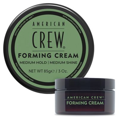 American Crew Men&#39;s Hair Forming Cream, Like Hair Gel with Medium Hold Medium Shine, 3 oz