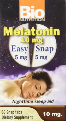 Bio Nutrition Melatonin 10 Mg Tablets, 60 Count
