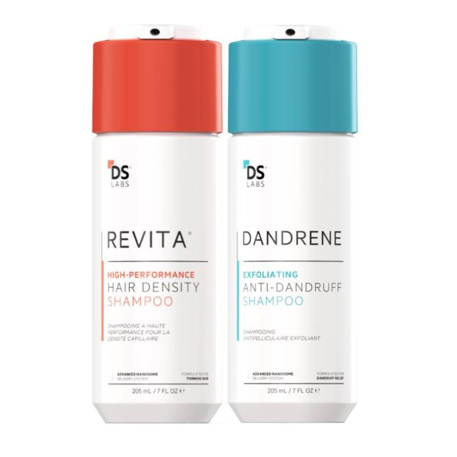 DS LABORATORIES Dandrene Anti-Dandruff Revita Exfoliating Shampoo - For Itchy, Dry Scalp Dandruff Treatment, Hair Thickening With DHT Blocker Biotin