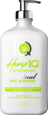 HEMP IQ Original Body Moisturizer 100 Pure Hemp Seed Oil Ultra-Hydrating Daily Moisturizer 18.25 oz.