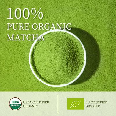 Chaism Ceremonial Grade Matcha Green Tea Powder - Premium First Harvest USDA Organic Gluten-Free Vegan, 100 Pure Unsweetened No Additives, 1.06oz Tin