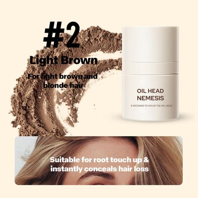 immetee Hair Volume Powder, Hairline Powder Instantly Conceals Hair Loss, Root Touch Up Hair Powder Men and Women, Hair Texture Powder Styling Powder, Hair Flussy Powder10g (0.35 oz) (White)