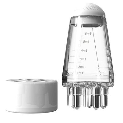 TURNKEY DC Scalp Oil Applicator Comb, Hair Oil Applicator Brush, Hair Growth Comb Oil Applicator, Transparent Scalp Massager