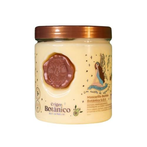 S.O.S. Botanical Bomb Mask 400 ml, Deeply repairs, reduces hair loss and accelerates growth. Mascarilla Bomba Botanica S.O.S. 400 ml, Repara profundamente disminuye la cada y acelera el crecimiento