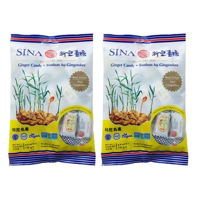 Z. Emma Ting Ting Jahe Sina Ginger Candy 4.4oz (4.4oz, 2pack)