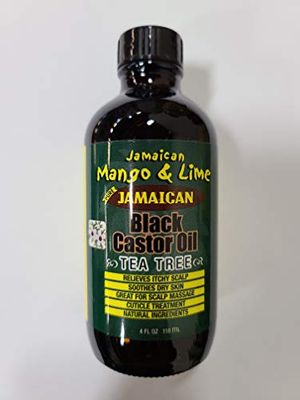Jamaican Mango Lime Tea Tree Black Castor Oil 4 oz