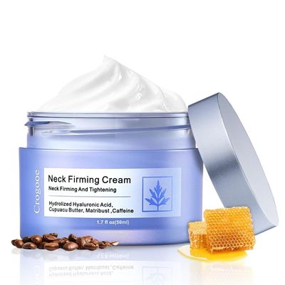 APLEFBE Neck Firming Cream : Anti-Aging High Hydrating Neck Creams for Tightening and Firming for Neck Lifting Wrinkle Reduction Sagging Skin, for All Skin Types,Hyaluronic Acid1PC