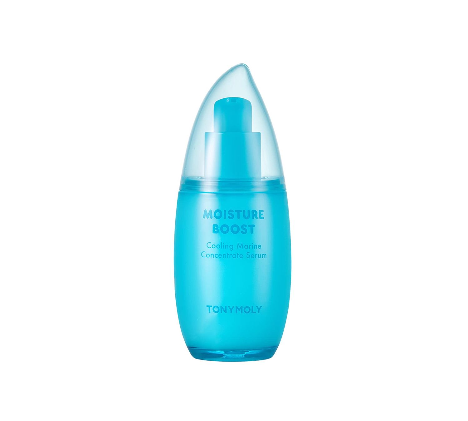 TONYMOLY Moisture Boost Serum, Cooling Marine Concentrate with Chlorella Seaweed, Hydrating, Mosturizer, 3 oz