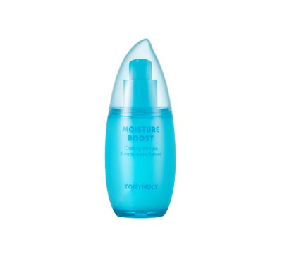 TONYMOLY Moisture Boost Serum, Cooling Marine Concentrate with Chlorella Seaweed, Hydrating, Mosturizer, 3 oz