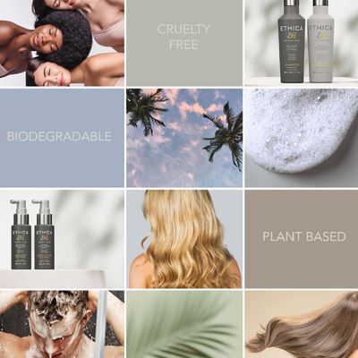 Ethica Professional Shampoo. Clarifying, Volumizing, Hydrating. Promotes Strong Healthy Hair, Scalp Health, and Hair Growth, 8.45 oz