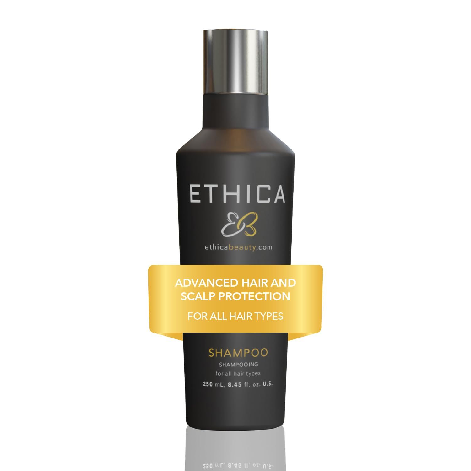 Ethica Professional Shampoo. Clarifying, Volumizing, Hydrating. Promotes Strong Healthy Hair, Scalp Health, and Hair Growth, 8.45 oz