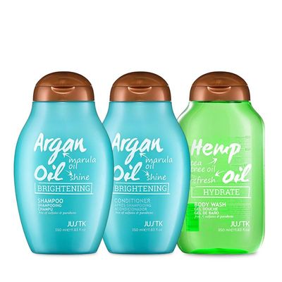 Shampoo and Conditioner and Body Wash Set, Argan Oil Shampoo Conditioner Set, Tea Tree Body Wash, Protecting Hair Color