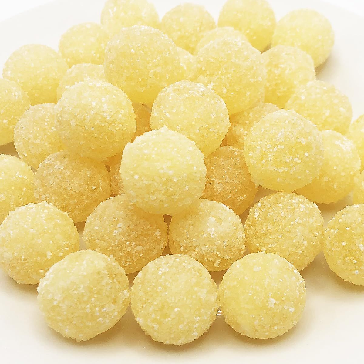 Barnetts - Mega Sour Candy Lemon 227g - Trendy Sweet Bags - Traditionally Handmade Sweets - Sour Coating Lasts 20 Seconds - Candies for Party Bag, Gift Hamper, or Hamper Box